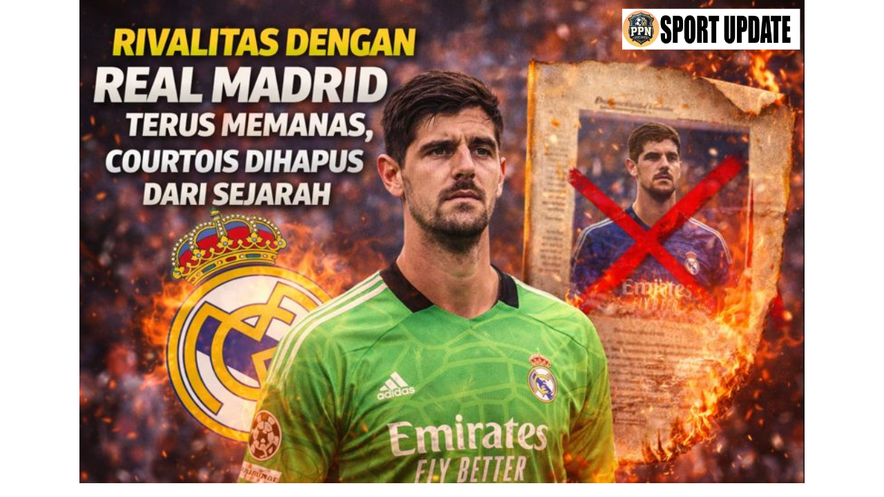 Rivalitas dengan Real Madrid Terus Memanas, Courtois Dihapus dari Sejarah