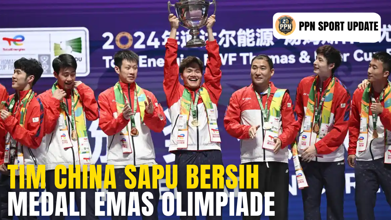 Tim China Sapu Bersih Medali Emas Olimpiade