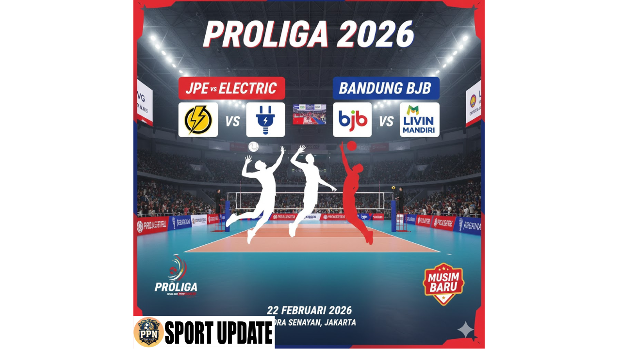 Proliga 2026 JPE vs Electric dan Bandung bjb vs Livin Mandiri