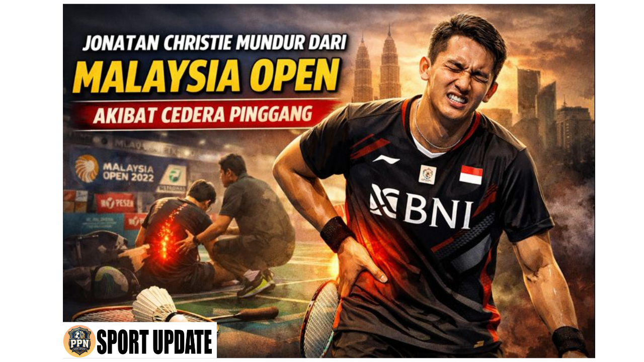 Jonatan Christie Mundur dari Malaysia Open Akibat Cedera Pinggang