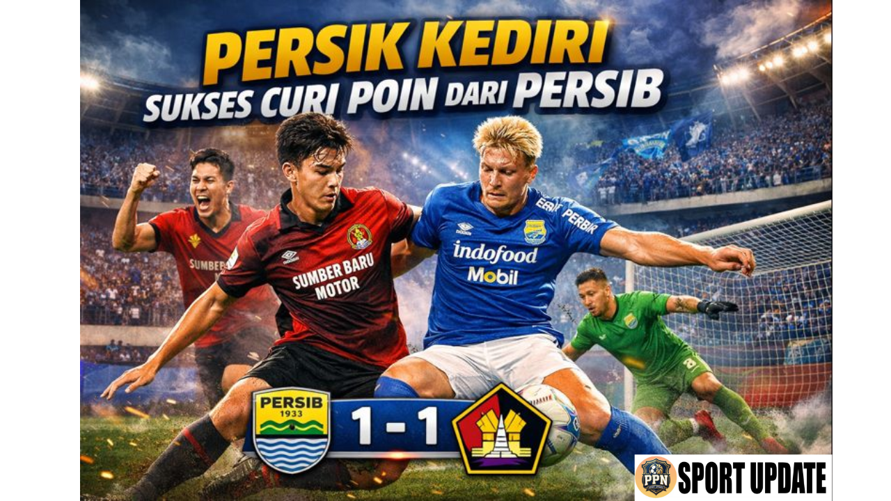 Persik Kediri Sukses Curi Poin dari Persib