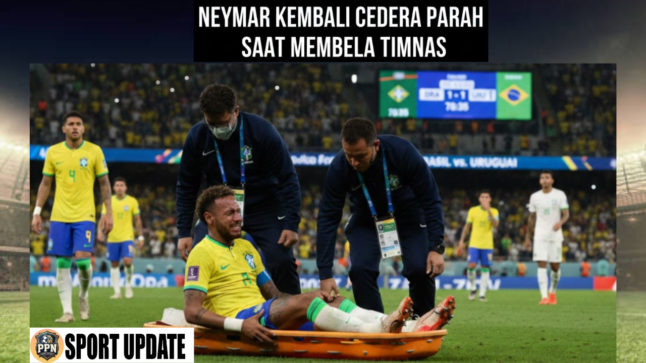 Neymar Kembali Cedera Parah Saat Membela Timnas