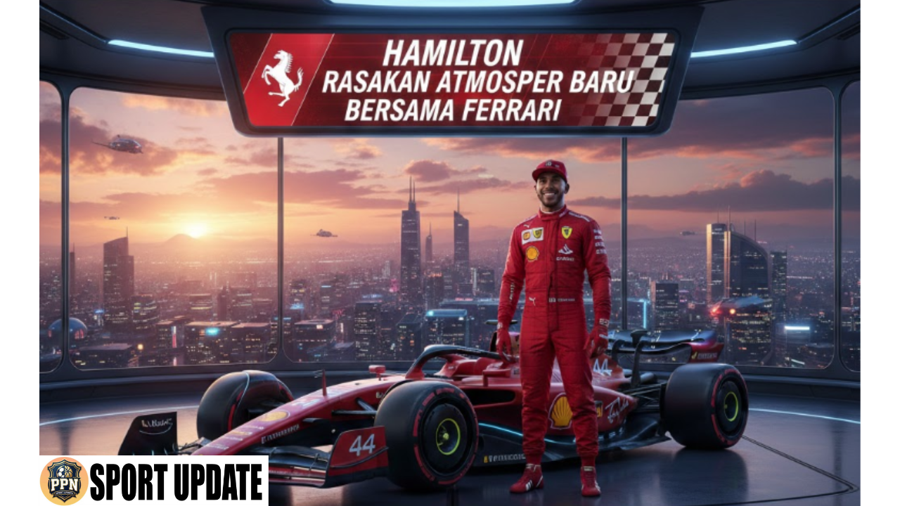 Hamilton Rasakan Atmosfer Baru Bersama Ferrari