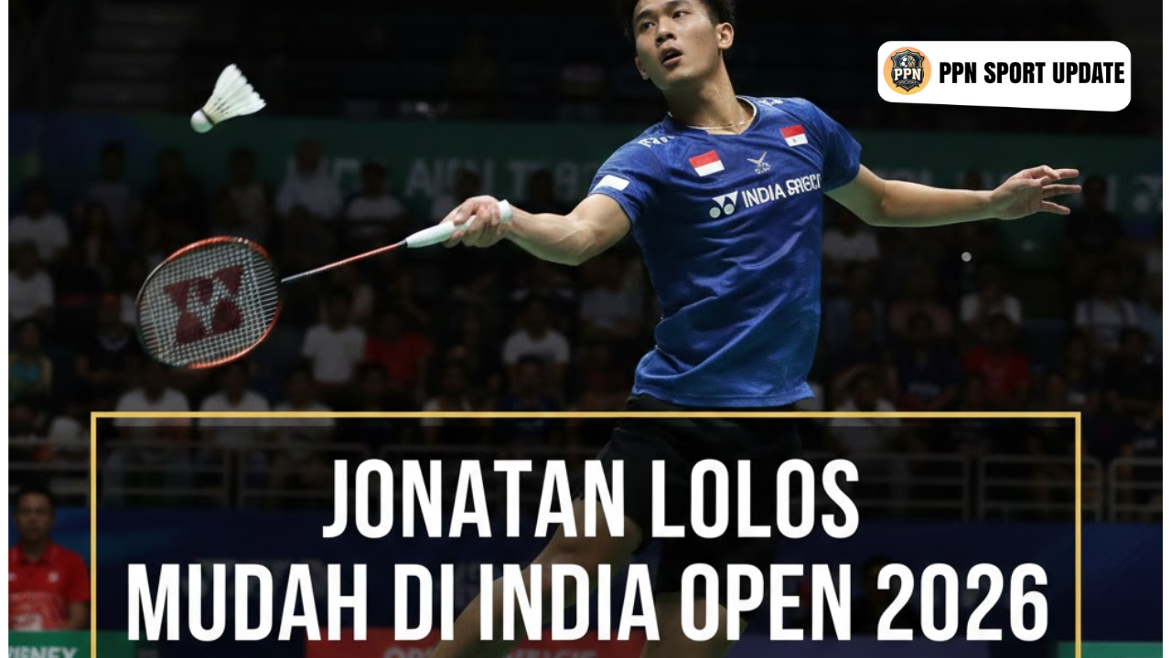 Jonatan Lolos Mudah di India Open 2026