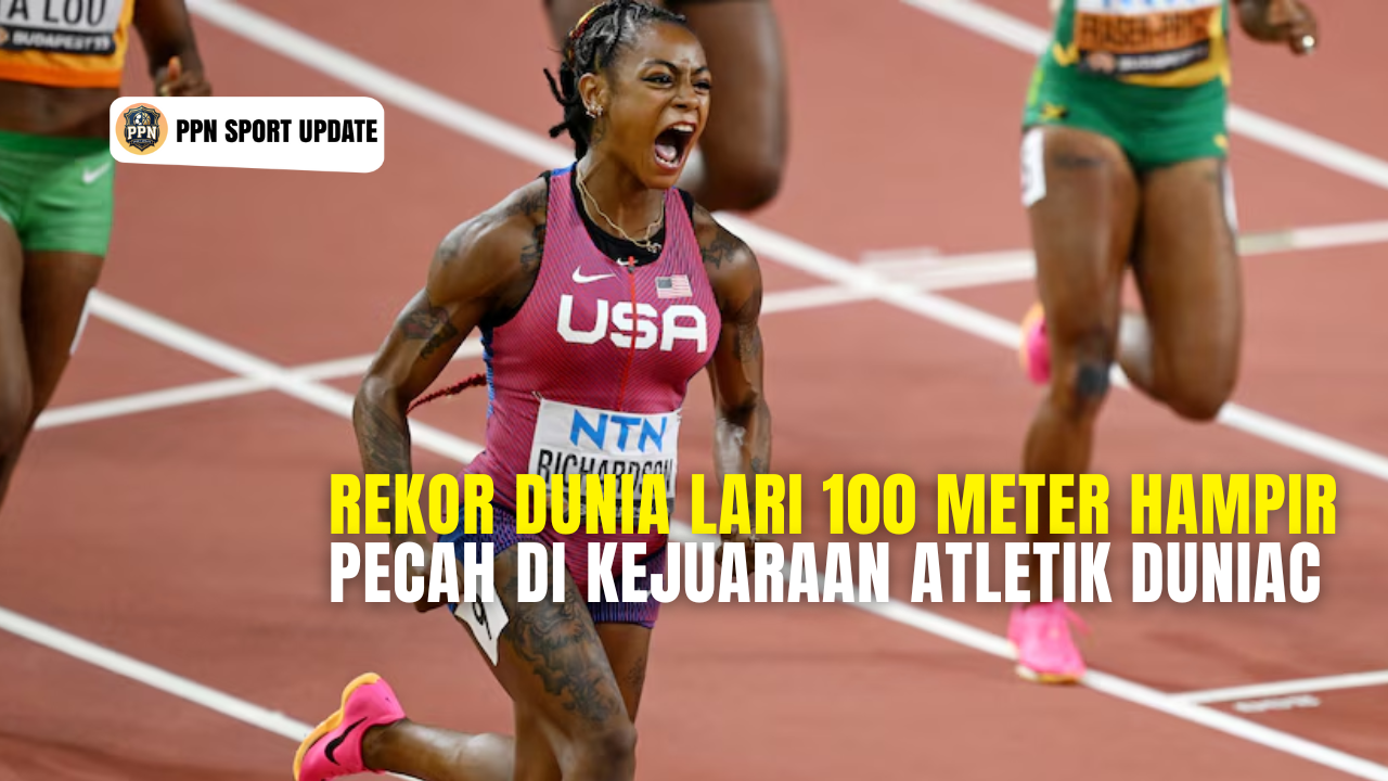 Rekor Dunia Lari 100 Meter Hampir Pecah di Kejuaraan Atletik Dunia