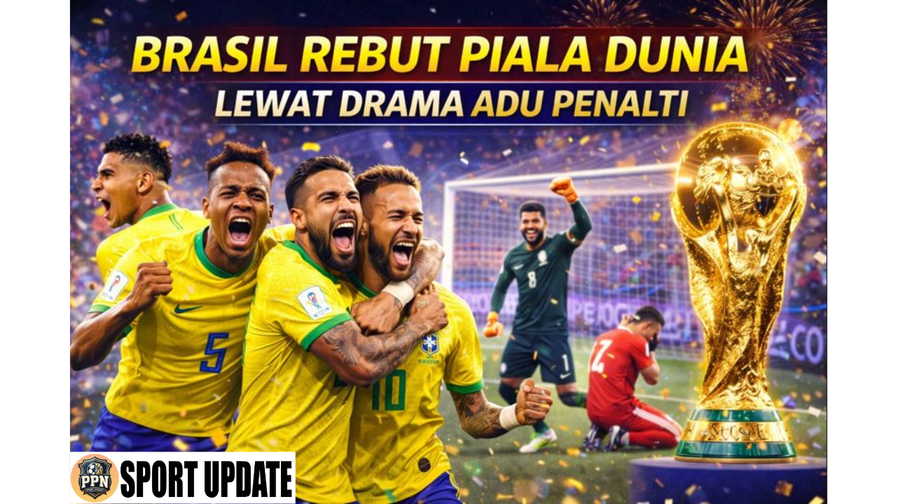 Brasil Rebut Piala Dunia Lewat Drama Adu Penalti