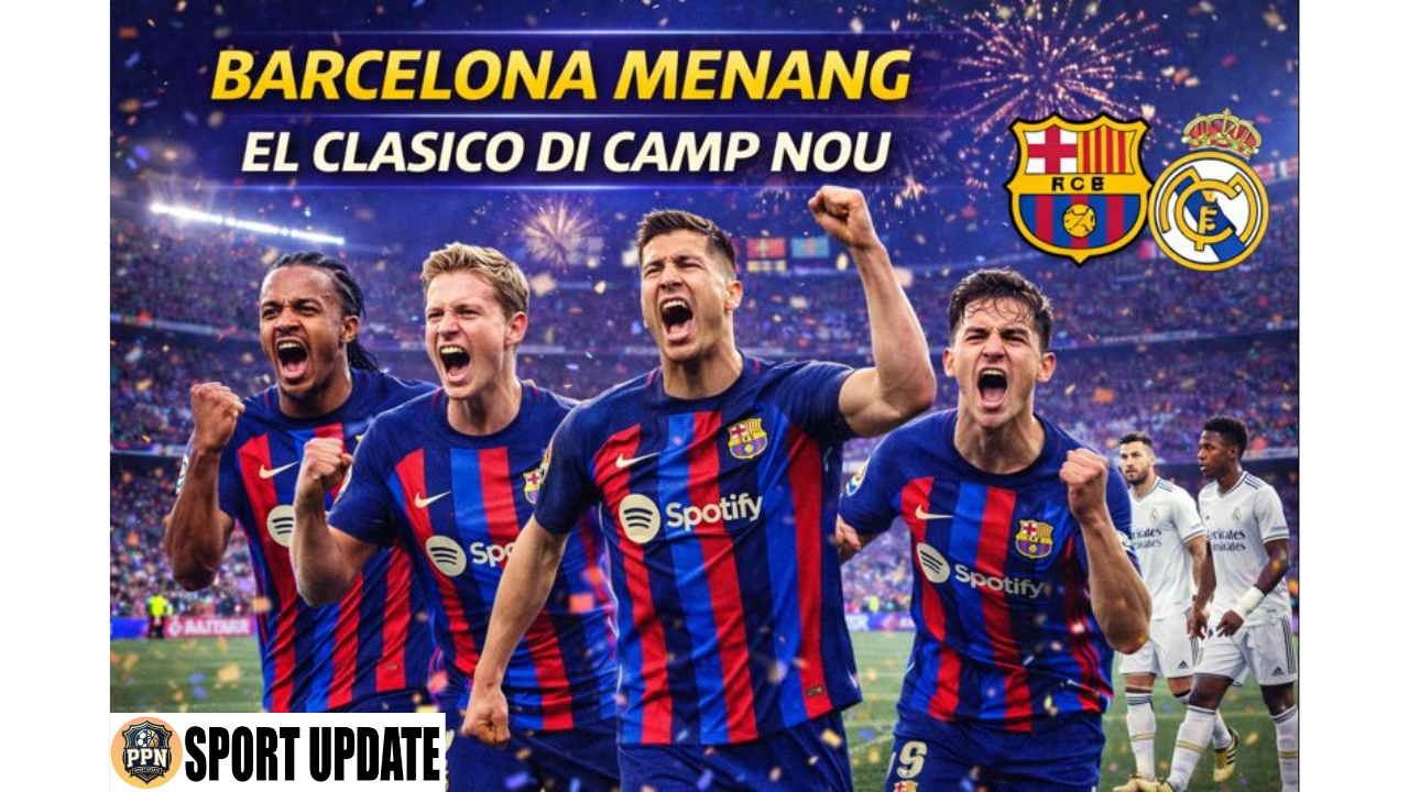Barcelona Menang El Clasico di Camp Nou