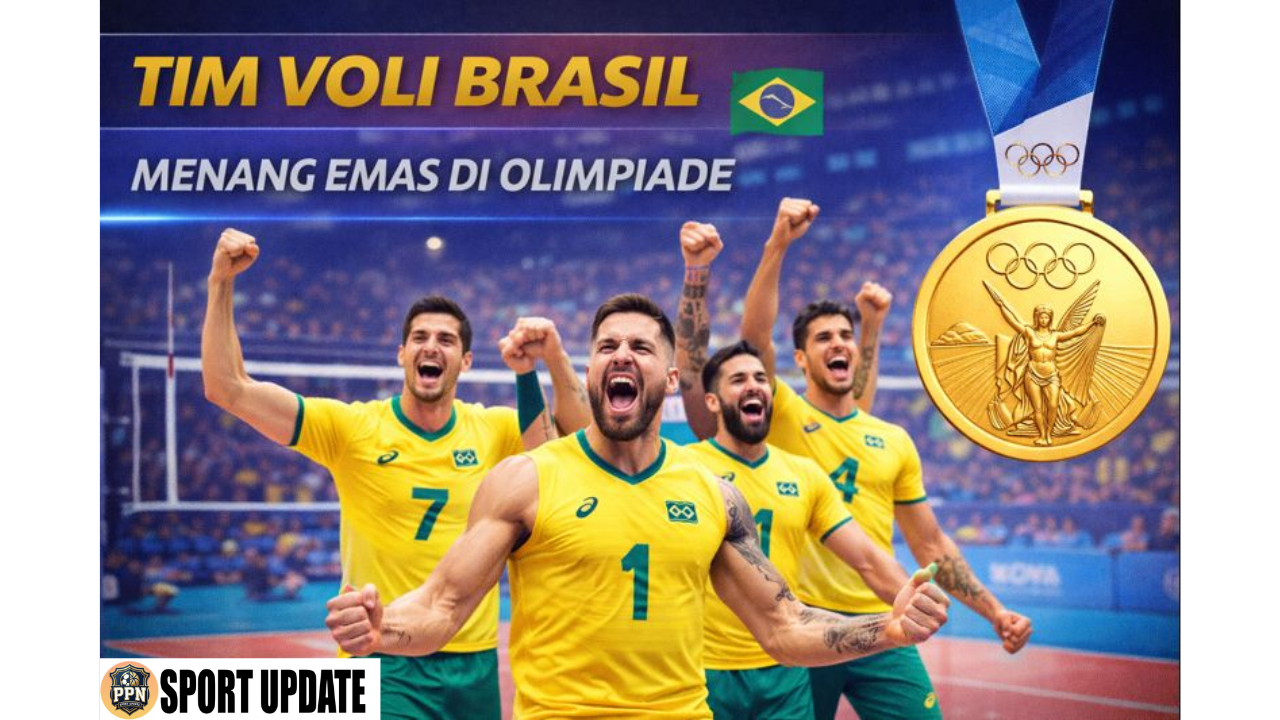 Tim Voli Brasil Menang Emas Di Olimpiade