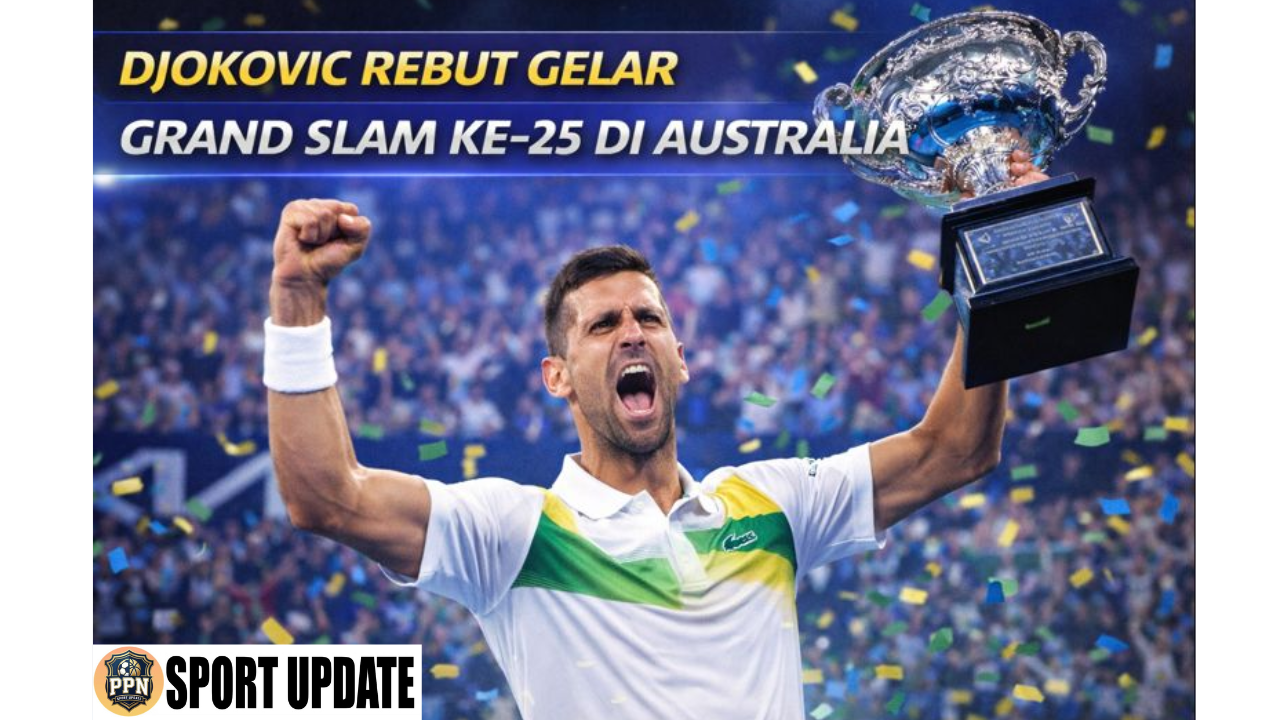 Djokovic Rebut Gelar Grand Slam Ke-25 di Australia