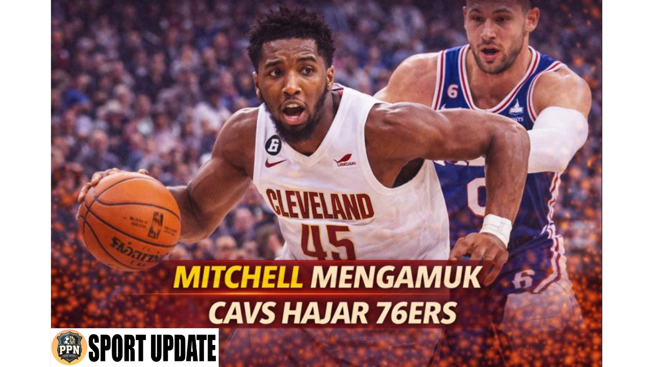Mitchell Mengamuk Cavs Hajar 76ers