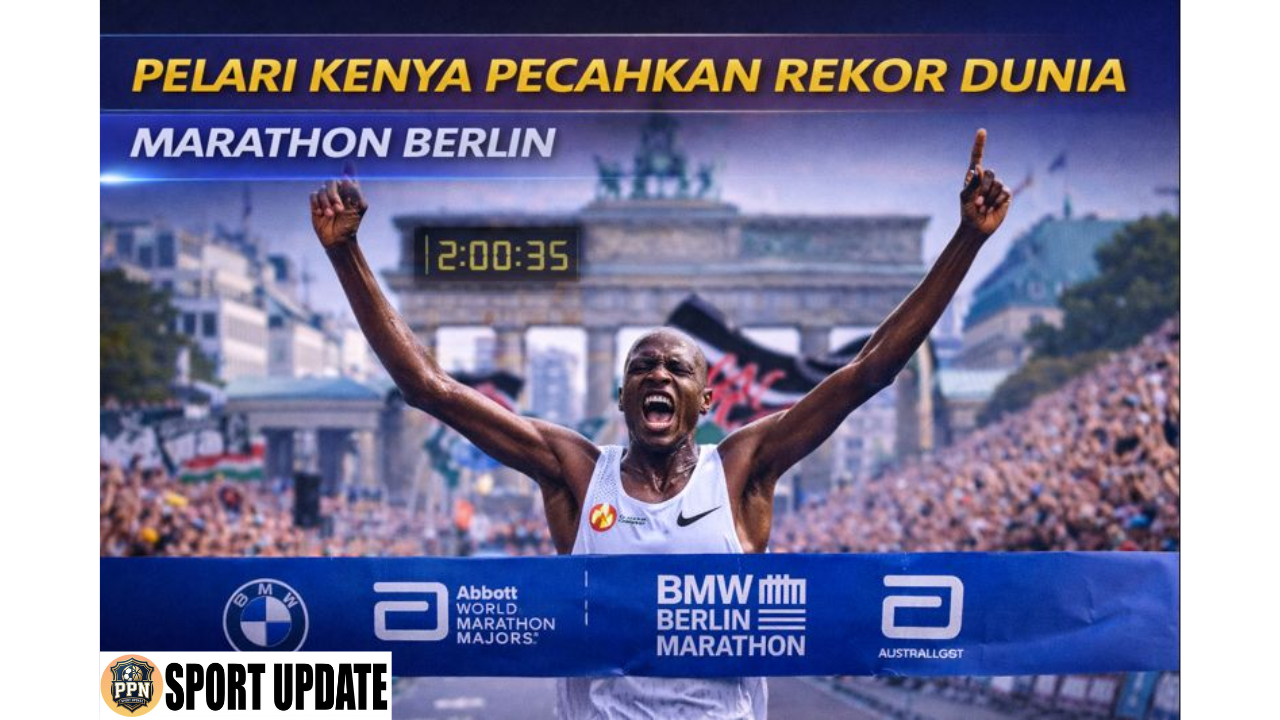 Pelari Kenya Pecahkan Rekor Dunia Marathon Berlin