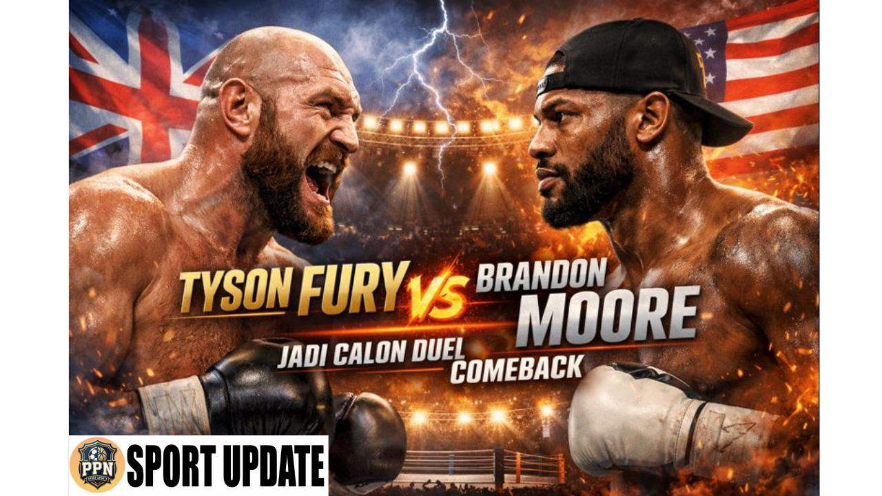 Tyson Fury vs Brandon Moore Jadi Calon Duel Comeback