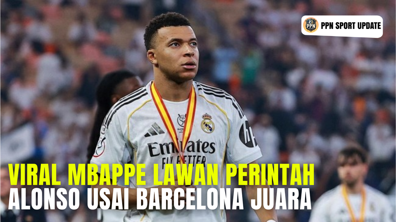 Viral Mbappe Lawan Perintah Alonso Usai Barcelona Juara
