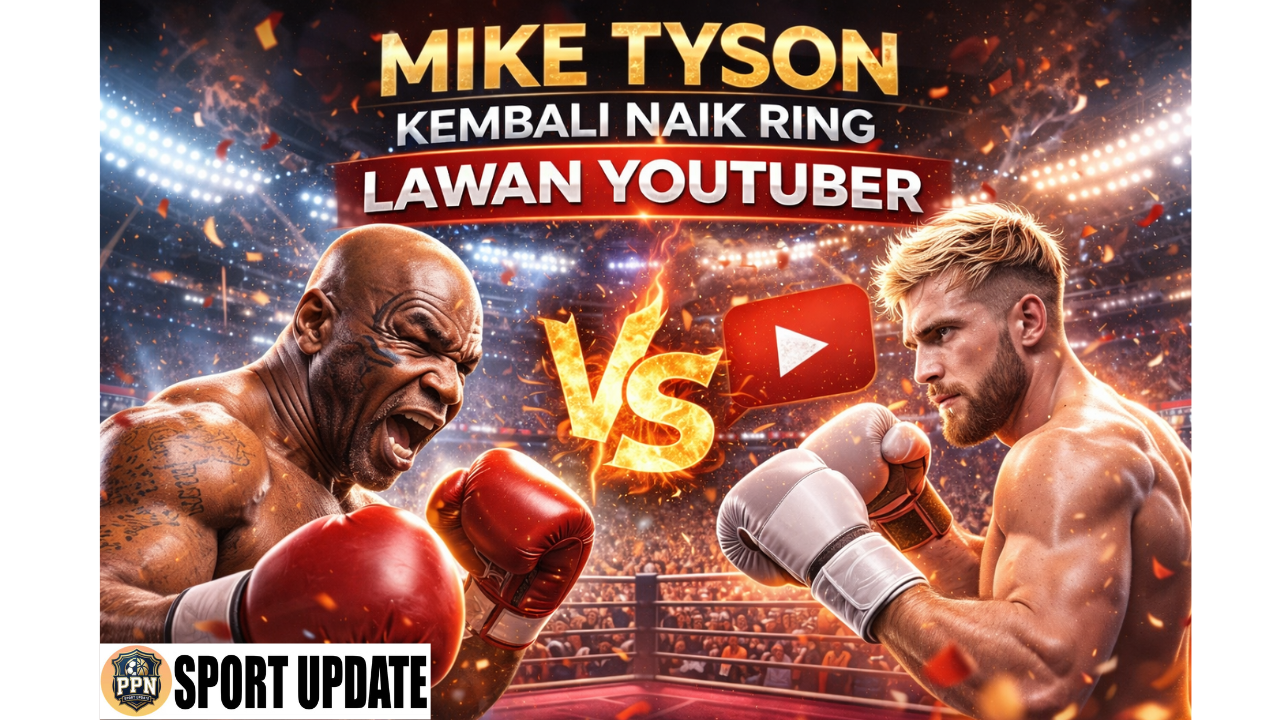 Mike Tyson Kembali Naik Ring Lawan Youtuber