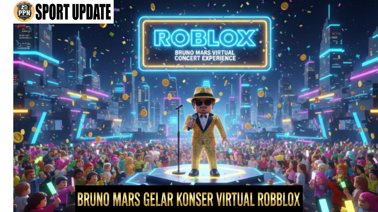 Bruno Mars Gelar Konser Virtual Roblox