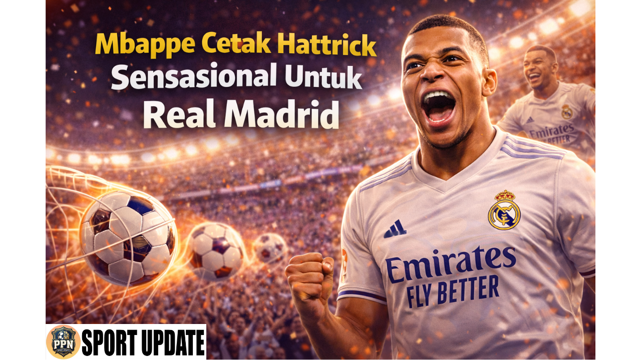 Mbappe Cetak Hattrick Sensasional Untuk Real Madrid