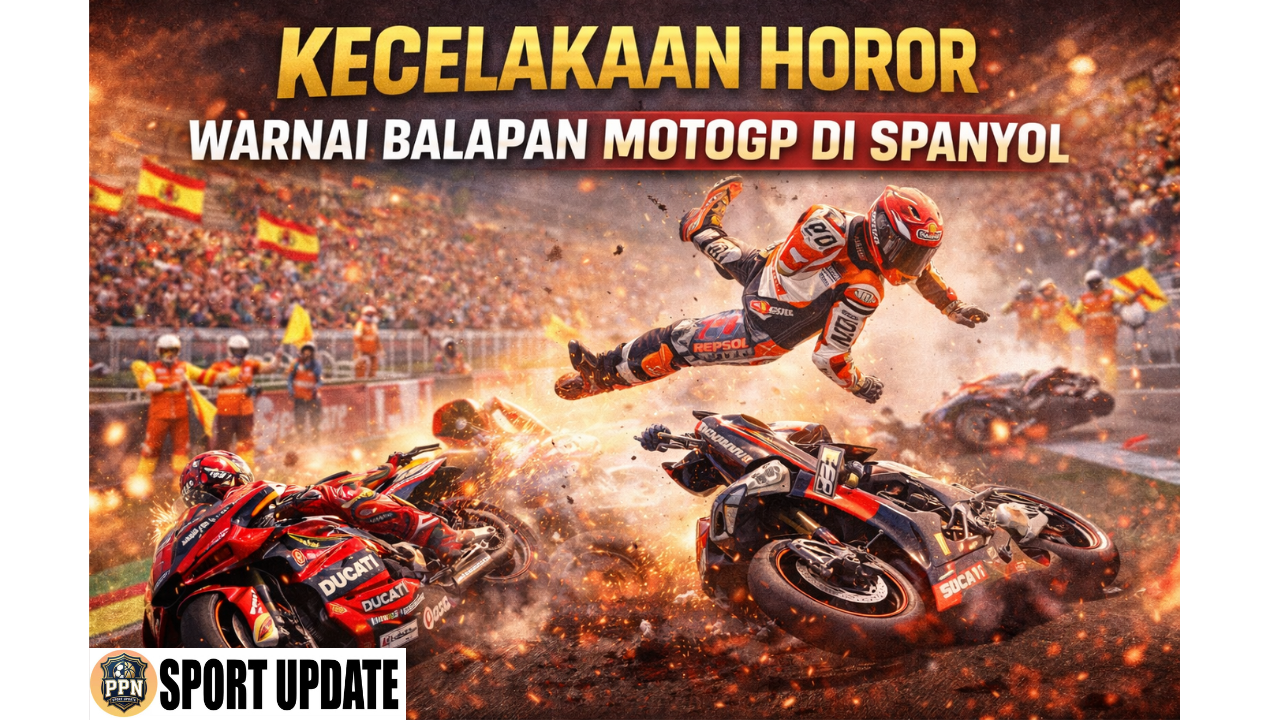 Kecelakaan Horor Warnai Balapan MotoGP Di Spanyol