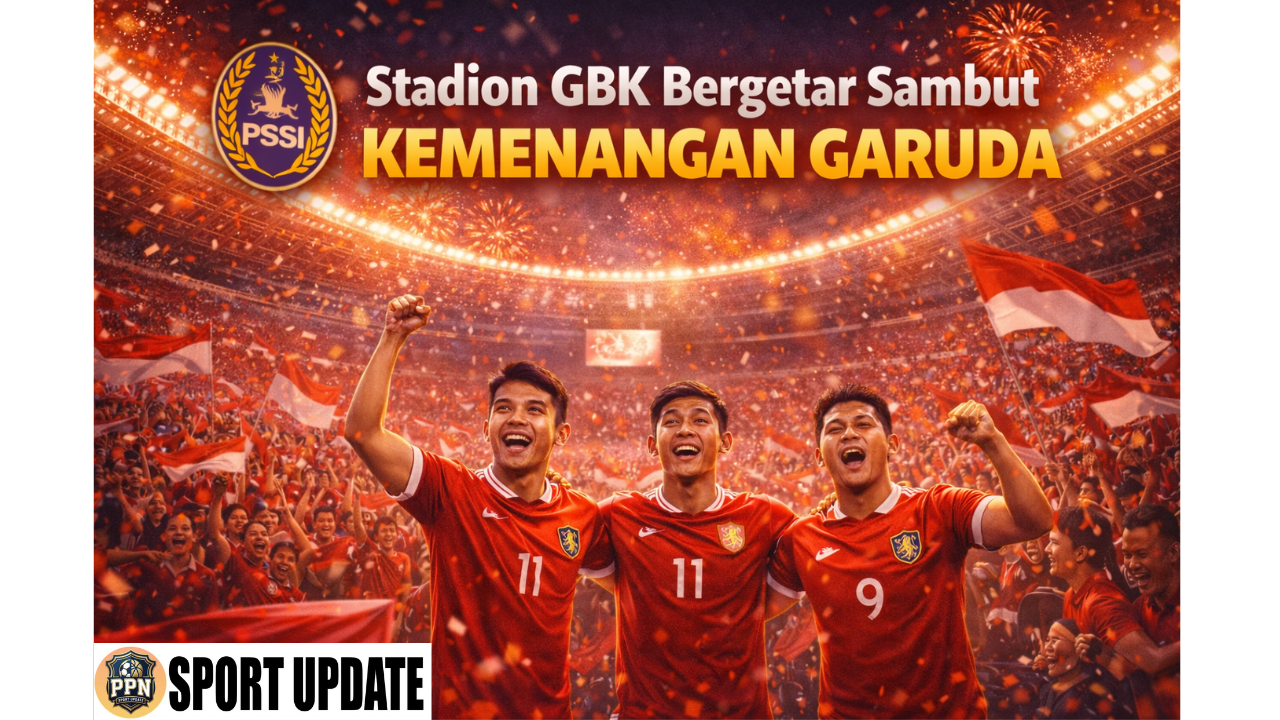 Stadion GBK Bergetar Sambut Kemenangan Garuda