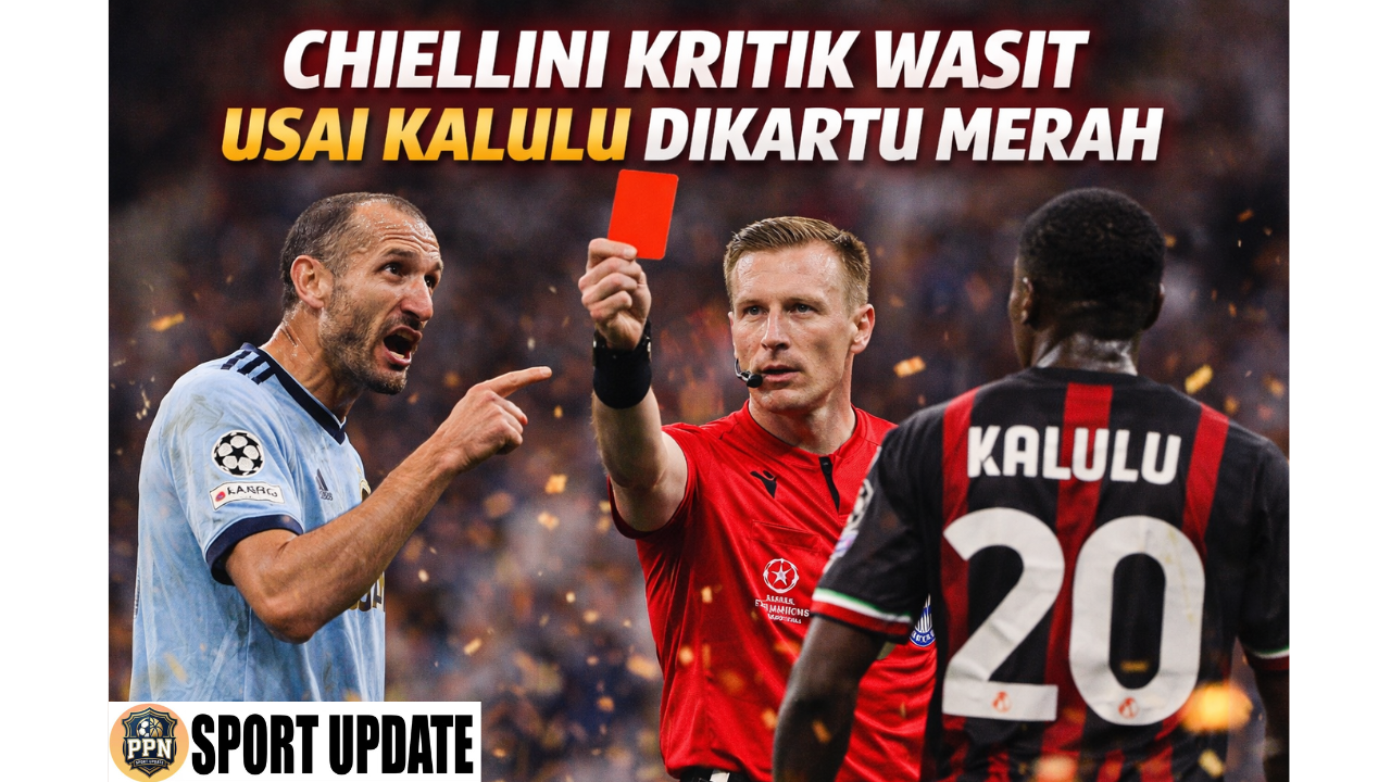 Chiellini Kritik Wasit Usai Kalulu Dikartu Merah