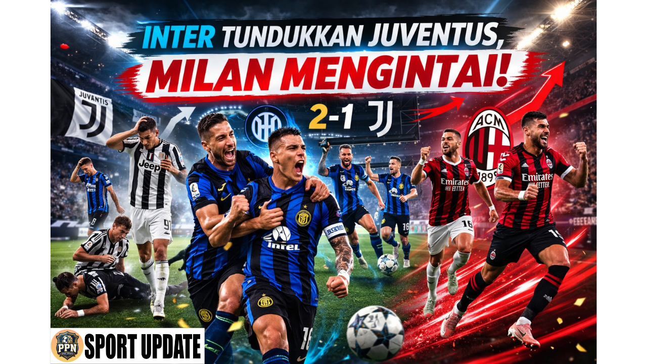 Inter Tundukkan Juventus Milan Mengintai