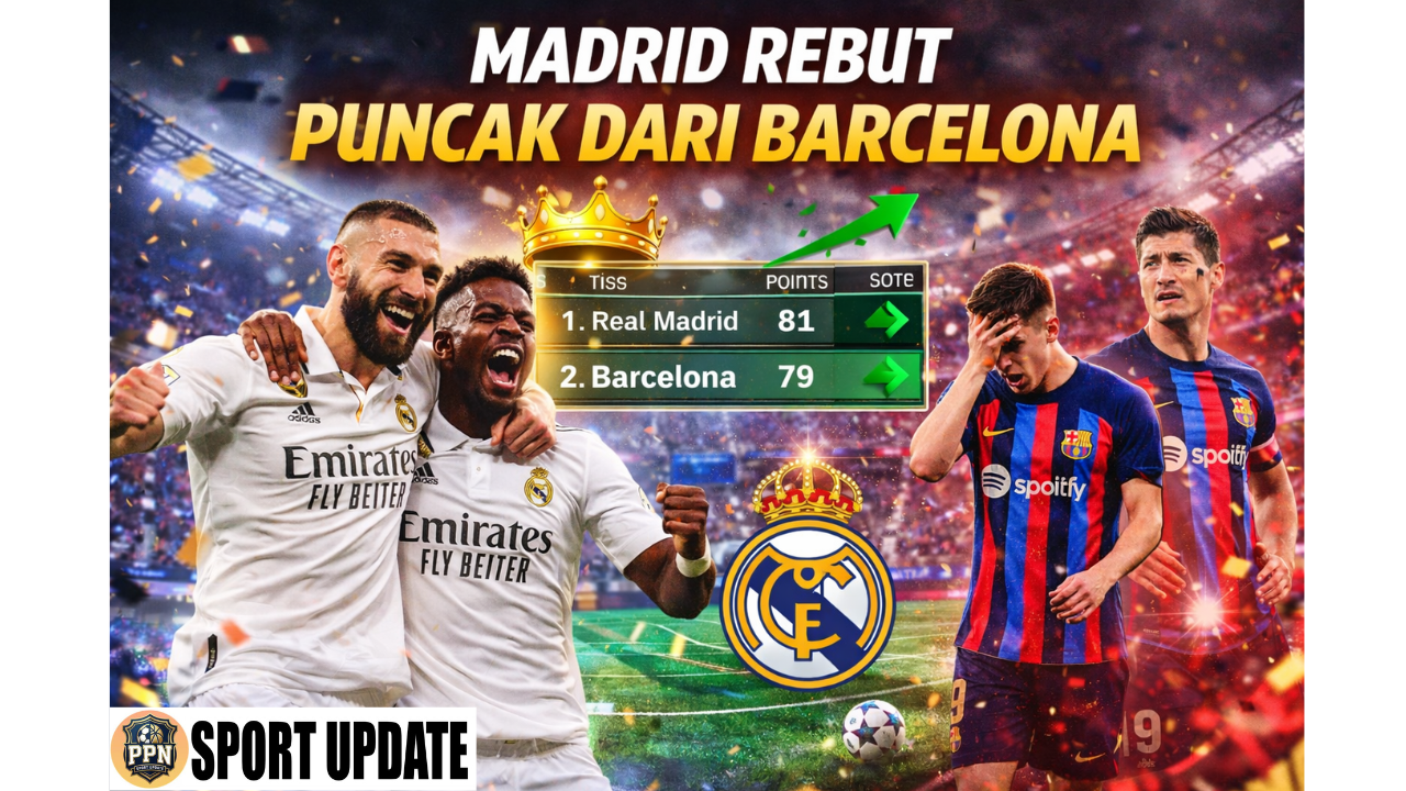 Madrid Rebut Puncak dari Barcelona