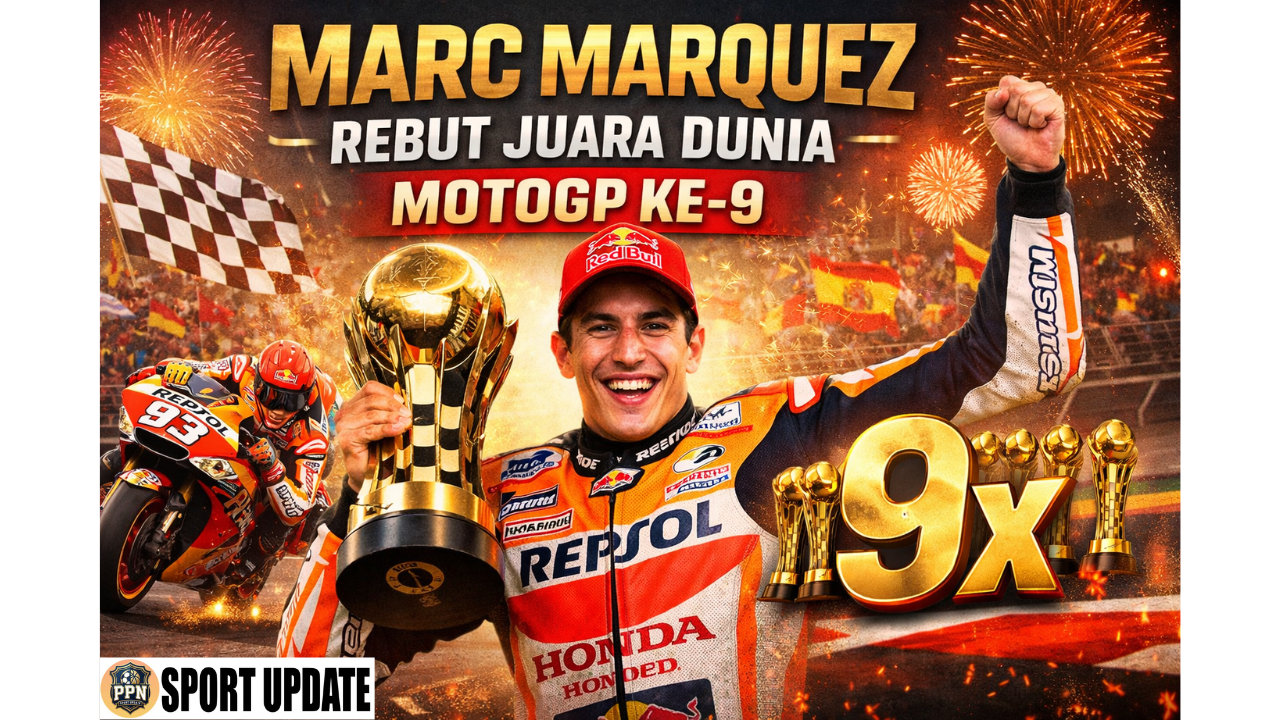 Marc Marquez Rebut Juara Dunia MotoGP Ke-9