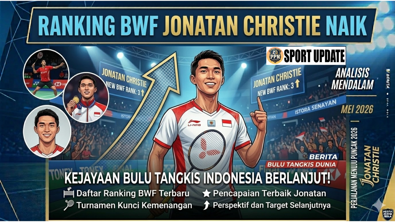 Ranking BWF Jonatan Christie Naik