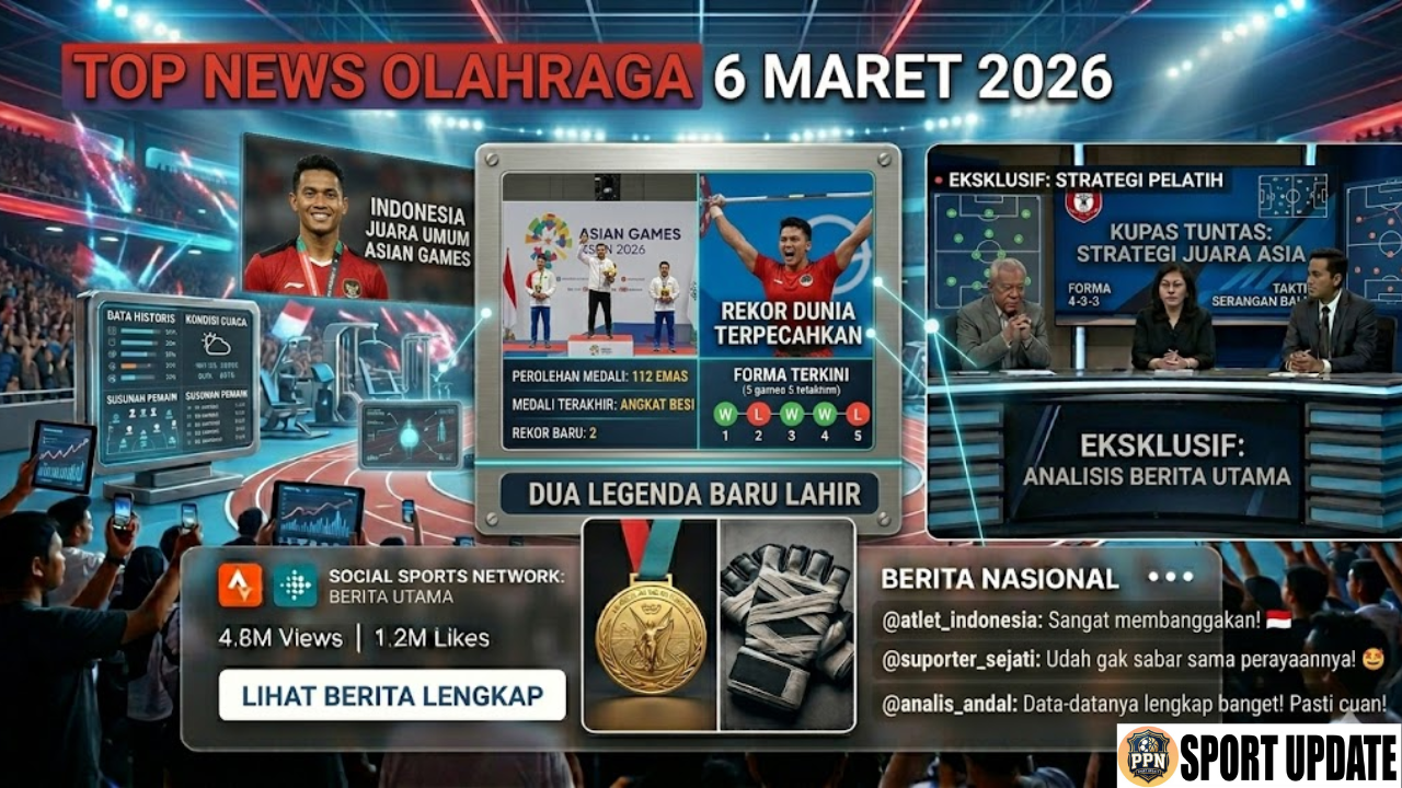 Top News Olahraga 6 Maret 2026