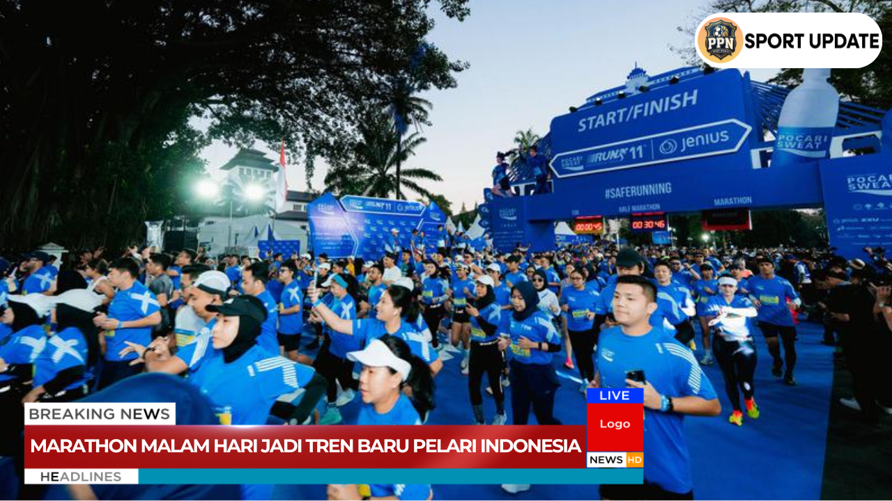 Marathon Malam Hari Jadi Tren Baru Pelari Indonesia