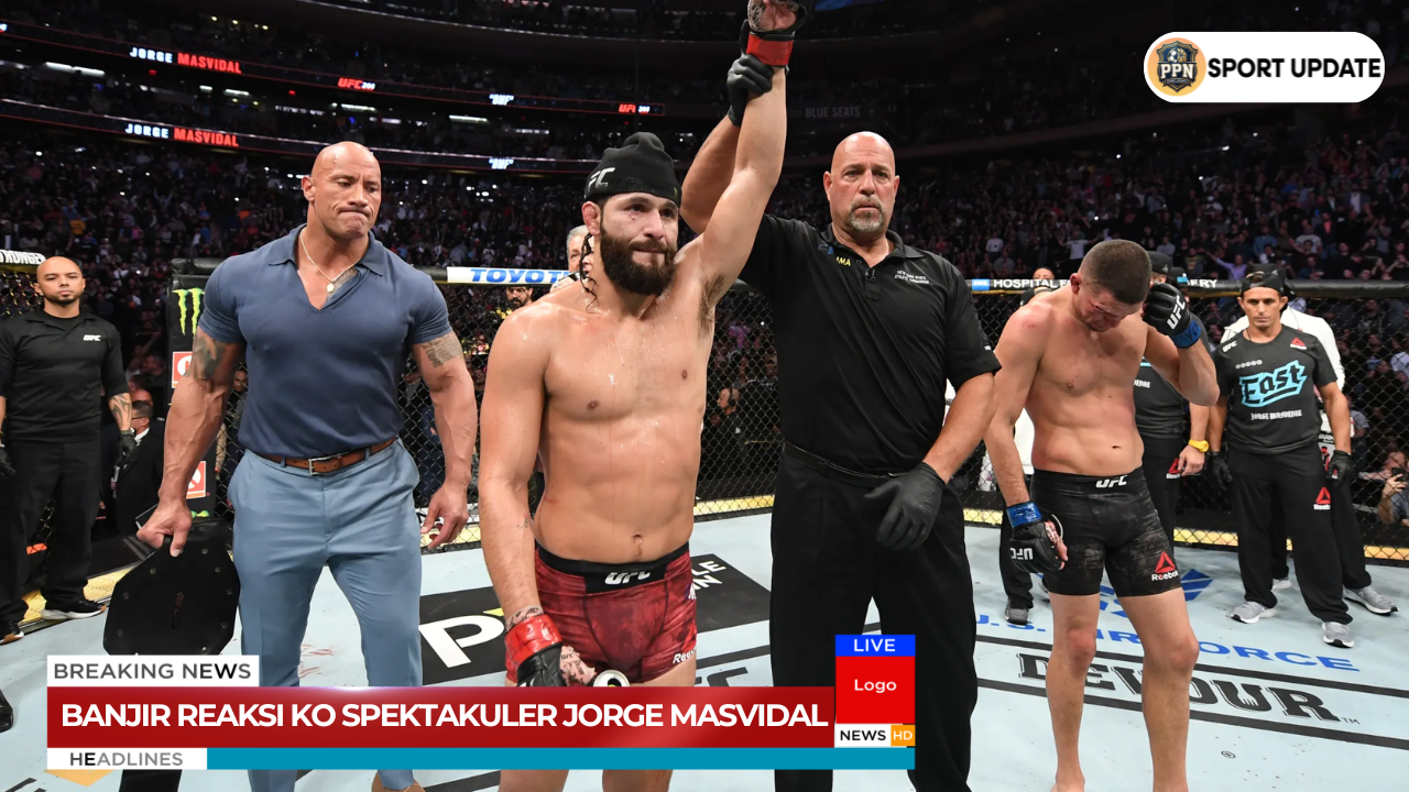 Banjir Reaksi KO Spektakuler Jorge Masvidal
