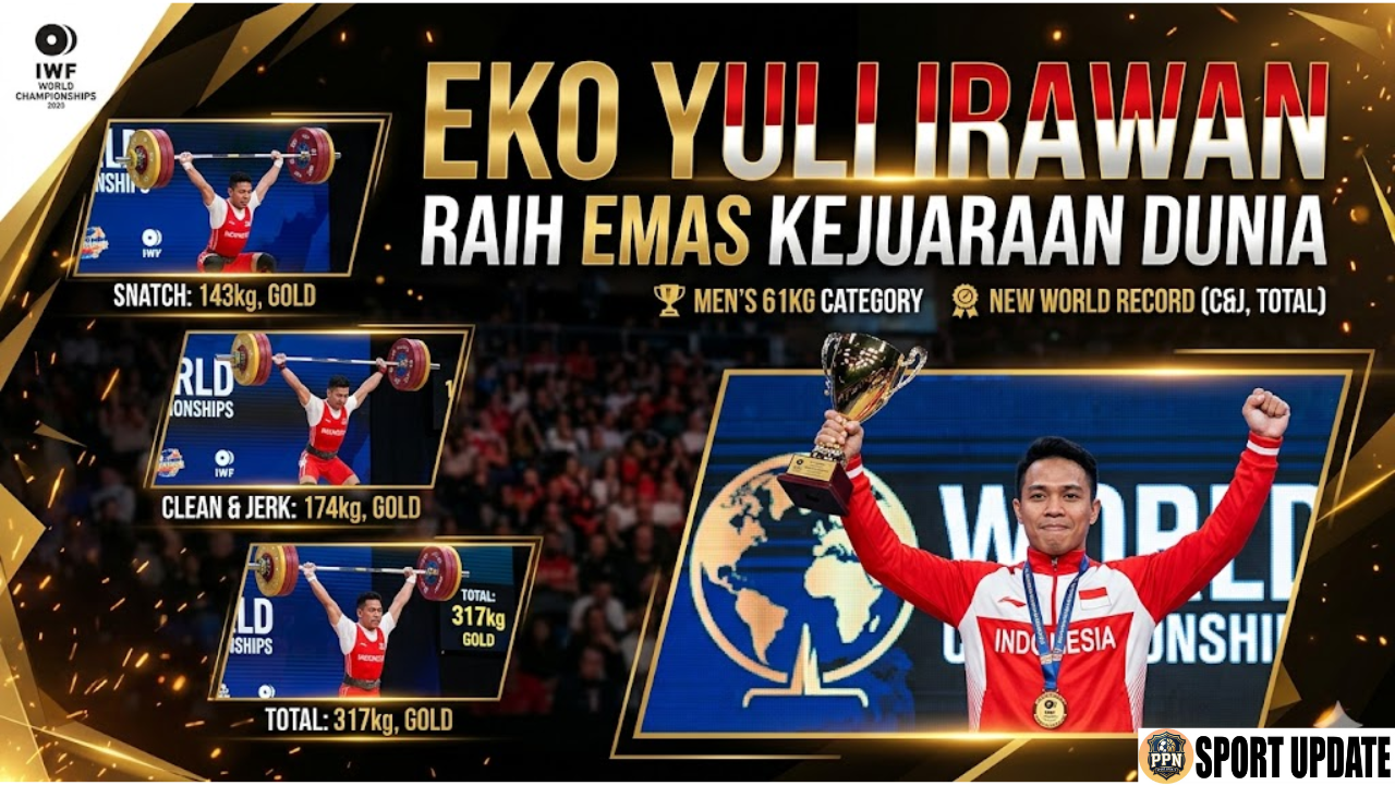 Eko Yuli Irawan Raih Emas Kejuaraan Dunia