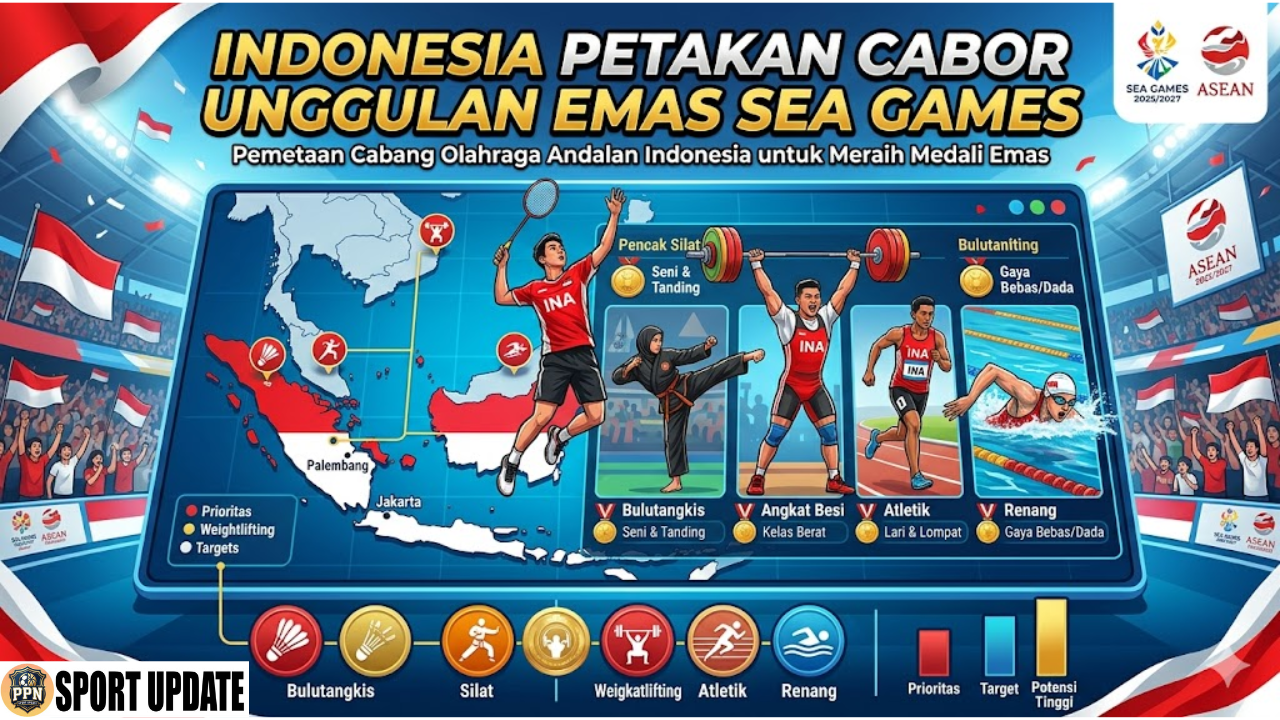 Indonesia Petakan Cabor Unggulan Emas SEA Games