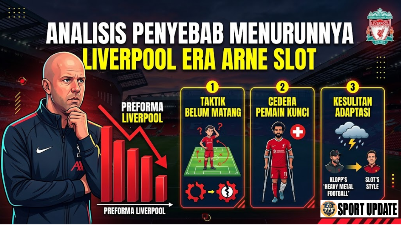 Analisis Penyebab Menurunnya Liverpool Era Arne Slot