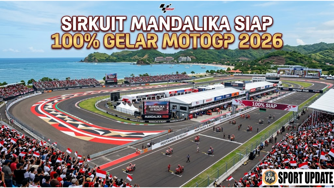 Sirkuit Mandalika Siap 100% Gelar MotoGP 2026