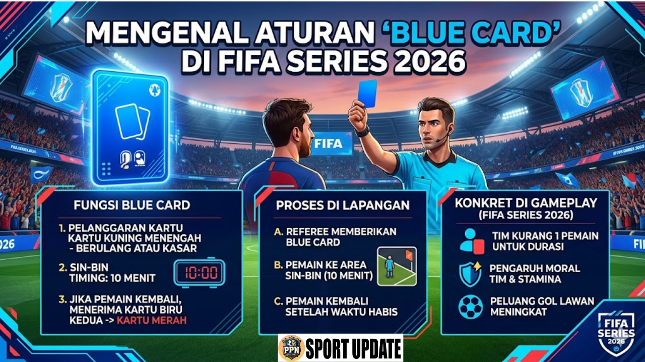 Mengenal Aturan “Blue Card” di FIFA Series 2026