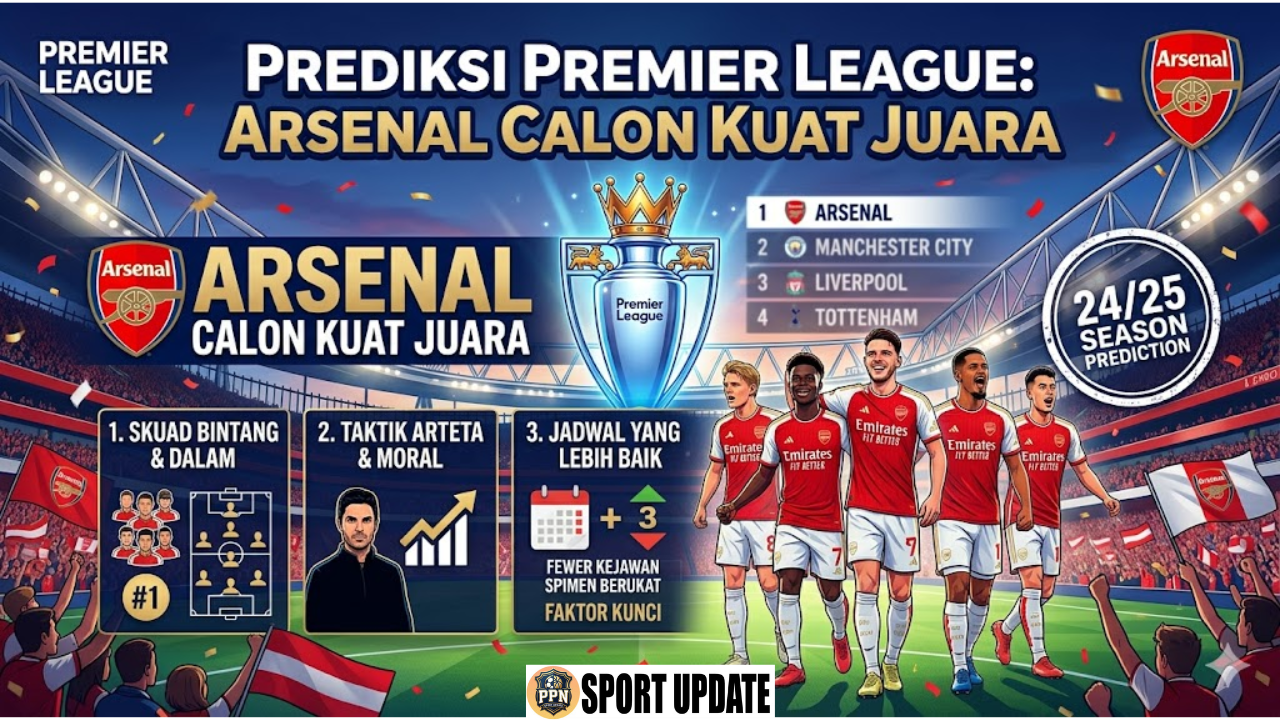 Prediksi Premier League Arsenal Calon Kuat Juara