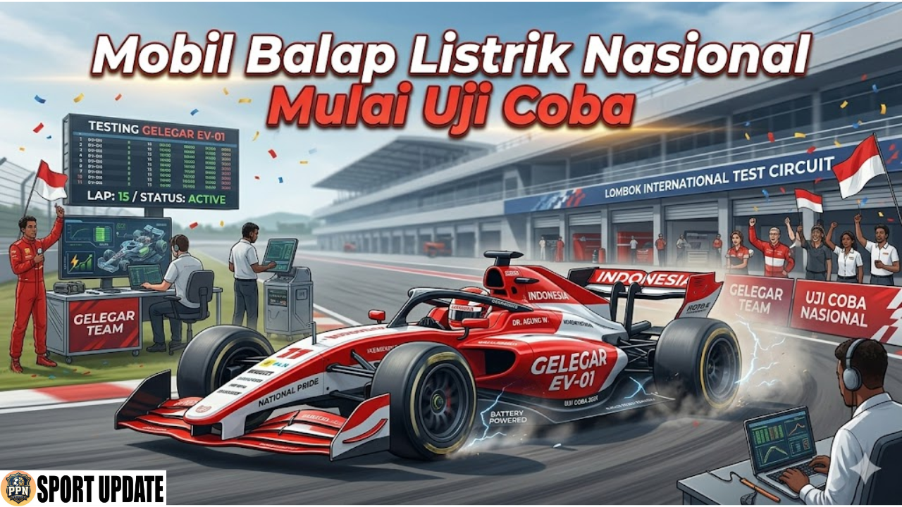 Mobil Balap Listrik Nasional Mulai Uji Coba