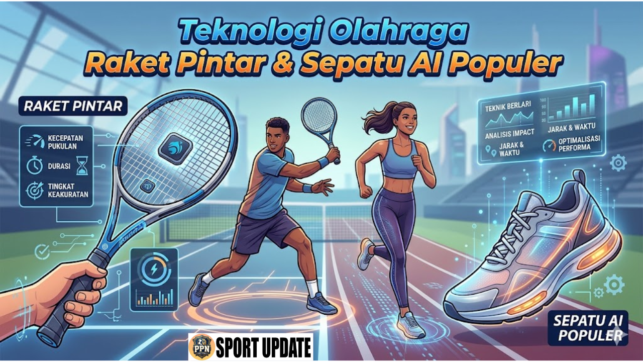 Teknologi Olahraga Raket Pintar & Sepatu AI Populer