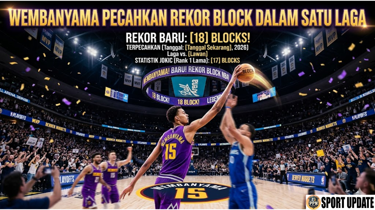 Wembanyama Pecahkan Rekor Block dalam Satu Laga