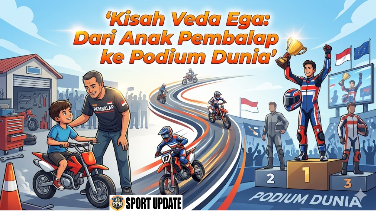 Kisah Veda Ega: Dari Anak Pembalap ke Podium Dunia