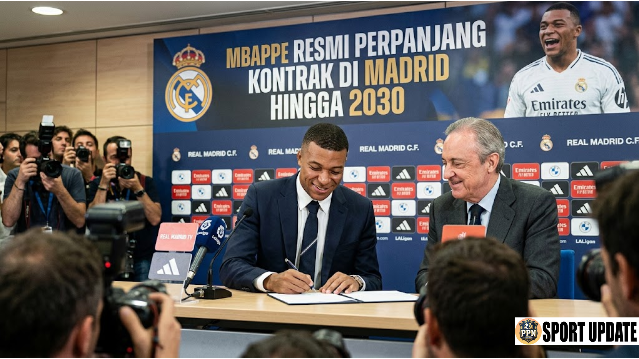 Mbappe Resmi Perpanjang Kontrak di Madrid Hingga 2030