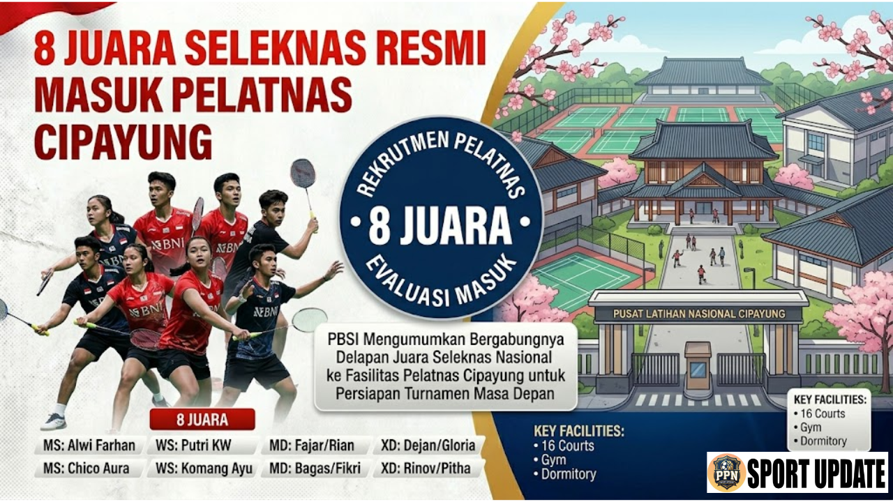 8 Juara Seleknas Resmi Masuk Pelatnas Cipayung