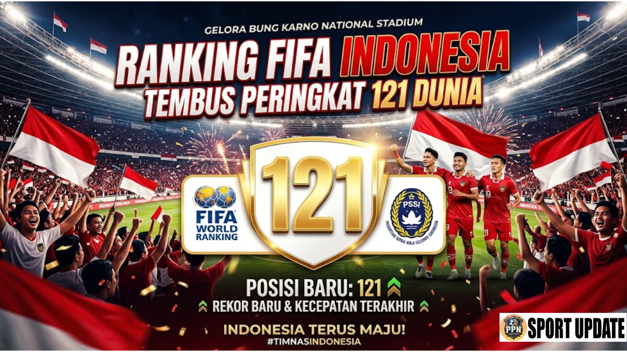 Ranking FIFA Indonesia Tembus Peringkat 121 Dunia