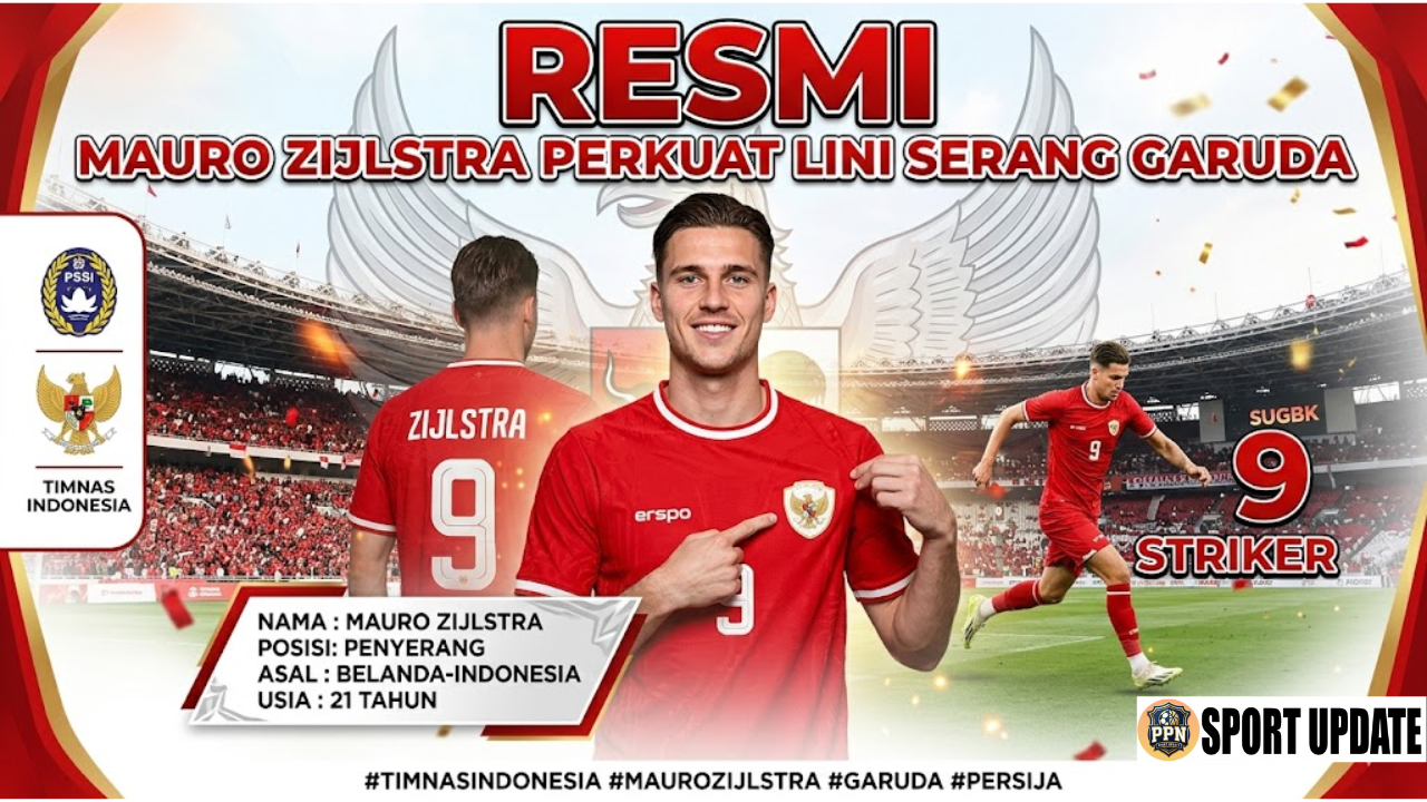 Resmi Mauro Zijlstra Perkuat Lini Serang Garuda