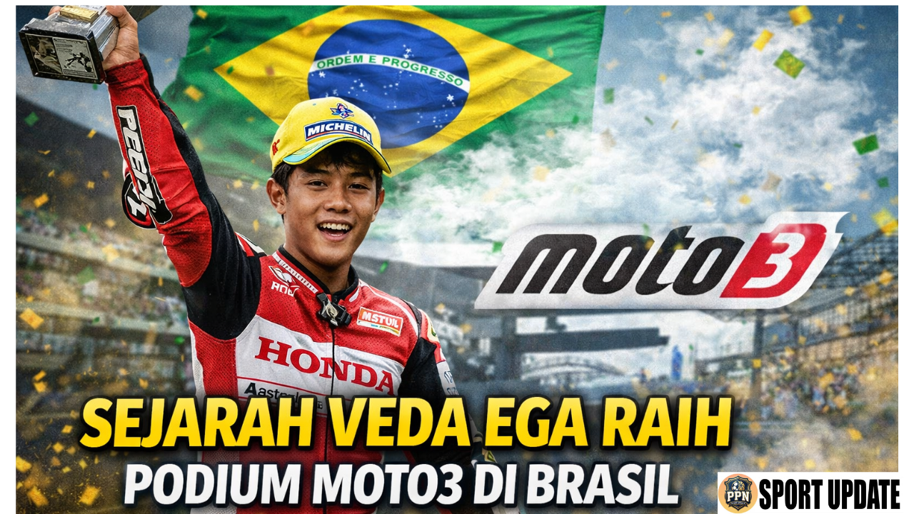 Sejarah Veda Ega Raih Podium Moto3 di Brasil