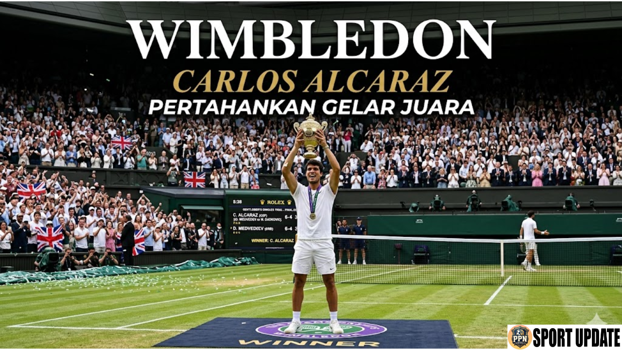 Wimbledon Carlos Alcaraz Pertahankan Gelar Juara